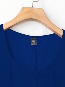 SHEIN Set da 2 pezzi Plus Size per donna, con blusa in chiffon a maniche a pipistrello e collo equipaggio