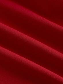 SHEIN MOD Elegante abito da ballo a sirena rosso, abito da cerimonia formale per laurea