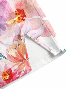 Glamance Vecteezy 女士花卉印花修身迷你裙，适合海滩度假 - 彩色 - 查看 4
