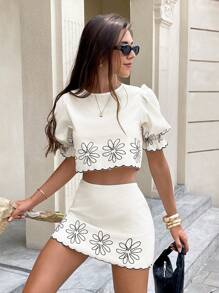 Serisse Women Two Pieces Outfits For Daily Wear Summer Casual - Multicolor - View 1