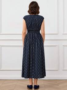 EMERY ROSE Women's Mid-Length Dress, Fashionable, Suitable For Summer - Multicolor - View 2
