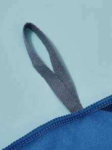 Shark Week X SHEIN 可爱鲨鱼图案浴巾沙滩巾超大尺寸吸水干爽浴室装饰夏季使用