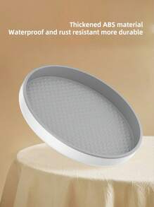 1pc Kitchen Turntable Multi-Function Countertop Condiment Bottle Soy Sauce Vinegar Storage Rack Fruit Plate 360 Rotating Storage Rack,Kitchen,Kitchen Accessories,Kitchen Organization And Storage