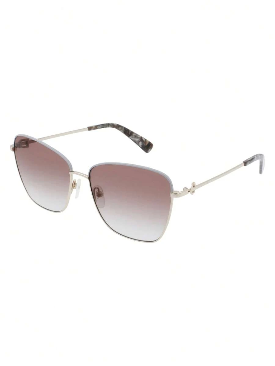 Longchamp LO153S GOLD/AZURE Sunglasses, Suitable For Everyday Wear - GOLD/AZURE/AVI - View 1
