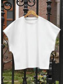 SHEIN Manfinity Dauomo Fashionable Casual Men's Simple T-Shirt, Suitable For Summer