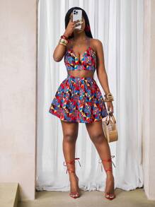 BamGleam Women Two Pieces Outfits For Daily Wear - Multicolor - View 3