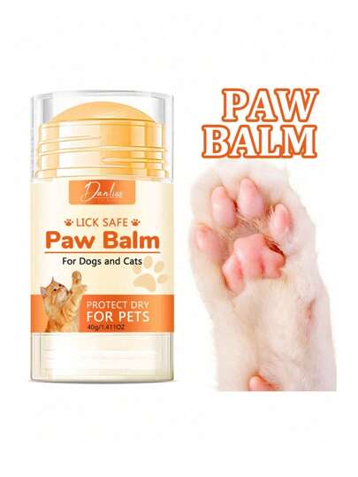 Pfotenbalsam für Haustiere mit Avocadoöl & Bienenwachs, feuchtigkeitsspendende Schutzcrème für Katzen und Hunde