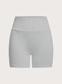 SHEIN EZwear 4件套休闲针织紧身七分打底裤，夏季女士 - 彩色 - 查看 6