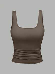 Sweetra Bộ áo hai dây gợi cảm dành cho nữ cỡ lớn, chất liệu co giãn cao, thích hợp dự tiệc. - Nhiều màu - Xem 8