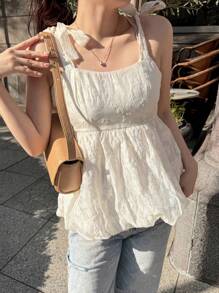 FRIFUL 女式夏季吊带背心，带吊带设计，适合演唱会娃娃装上衣