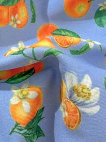 Elavelle Springbreak Women Fruit Print Sleeveless Sexy Bikini Sets, Beach Swimwear Outfits For Young Ladies Summer - Multicolor - View 7