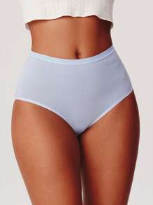 LUVLETTE Lot de 3 culottes haute taille en modal Airy, sous-vêtements pour femmes