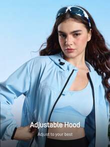 In My Nature 女士户外休闲夹克，适合露营、徒步旅行、城市通勤 - 藍色 - 查看 6