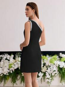 MOTF Soiréza CONTRAST TRIM BOW DETAIL DRESS - Multicolor - View 4