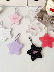 明星照片卡夹可爱钥匙扣吊坠3英寸照片卡夹学生卡包证件卡套照片保护套证件卡夹返校 - 彩色 - 查看 14