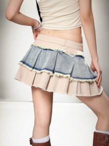 K-Vae Women's Denim Mini Skirt, Sexy Ultra Low Waist Summer,Graduation,Vacation,Country Concert,Concert,Cruise,Old Money Style Women,Going Outs,Festival,Vacation,Birthday,Cute Summers