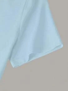 INAWLY Camiseta de manga corta, minimalista y de moda, adecuada para el verano