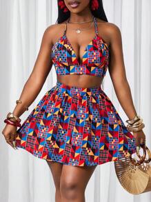 BamGleam Women Two Pieces Outfits For Daily Wear - Multicolor - View 4