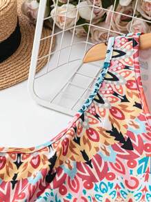 SHEIN LUNE Kleid in Große Größen mit Trägern, modischer Sommerstil