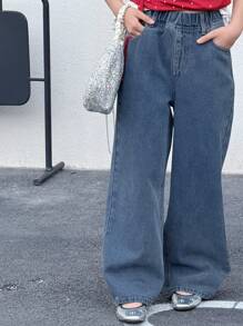 Dazy Kids Tween Girl Autumn Denim Jeans,Back To School Clothes - Blue - View 7