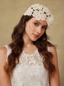 MOTF PREMIUM STEREO FLORAL CROCHET BEANIE HAT