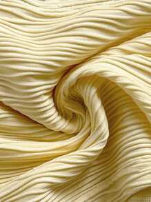 Soleia 度假挂脖系带花卉金属扣黄色针织纹理修身女式背心，适合度假、音乐节、波西米亚风、节日约会、下午茶、夏季女装