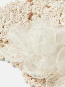 MOTF PREMIUM STEREO FLORAL CROCHET BEANIE HAT