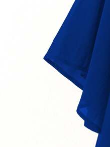 SHEIN Set da 2 pezzi Plus Size per donna, con blusa in chiffon a maniche a pipistrello e collo equipaggio