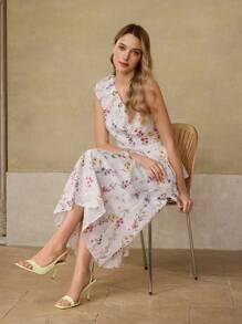 MOTF PREMIUM SQUARE TOE STILETTO HIGH HEEL SANDALS - Yellow - View 7