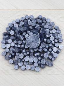 200 حبة/كيس من حبيبات الشمع المختومة بشكل ثماني الأضلاع لختم الأختام الشمعية، زخرفة يدوية للبطاقات والمظاريف، شمع لاكي مختوم للحرفة اليدوية وتغليف الهدايا وختم المظاريف والدعوات لحفلات وألبومات الصور والعودة إلى المدرسة