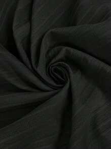 SHEIN Clasi Peto de manga corta con escote en V y estampado de ola verde jacquard para mujer, conjunto elegante para usar a diario o de vacaciones, primavera/verano