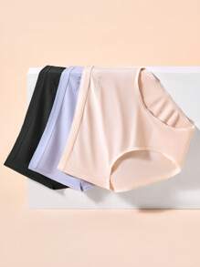 LUVLETTE Lot de 3 culottes haute taille en modal Airy, sous-vêtements pour femmes