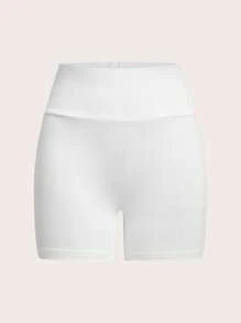 SHEIN EZwear 4件套休闲针织紧身七分打底裤，夏季女士 - 彩色 - 查看 10
