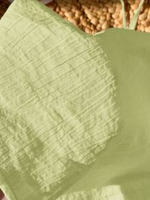 Comfortcana Women's Summer Ruched Bust Bohemian Vacation Camisole - Lime Green - View 7