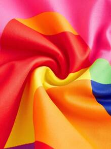 Swim Oasis Plus Size Geometric Print One Piece Swimsuit Set For Summer Beach Vacation - Multicolor - View 6