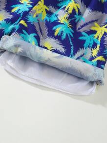 Young Boy Short Sleeve Shirt And Shorts, Fashionable Summer Outfit Young Boys Clothing 3t Young Boy Outfit Boys Beach Sets Boys Swimwear Set Beach Outfits For Boys - Multicolor - View 3