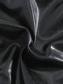 Swim EVENT Solid Color Bikini Swimsuit For Summer Beach Vacation - Black - View 6