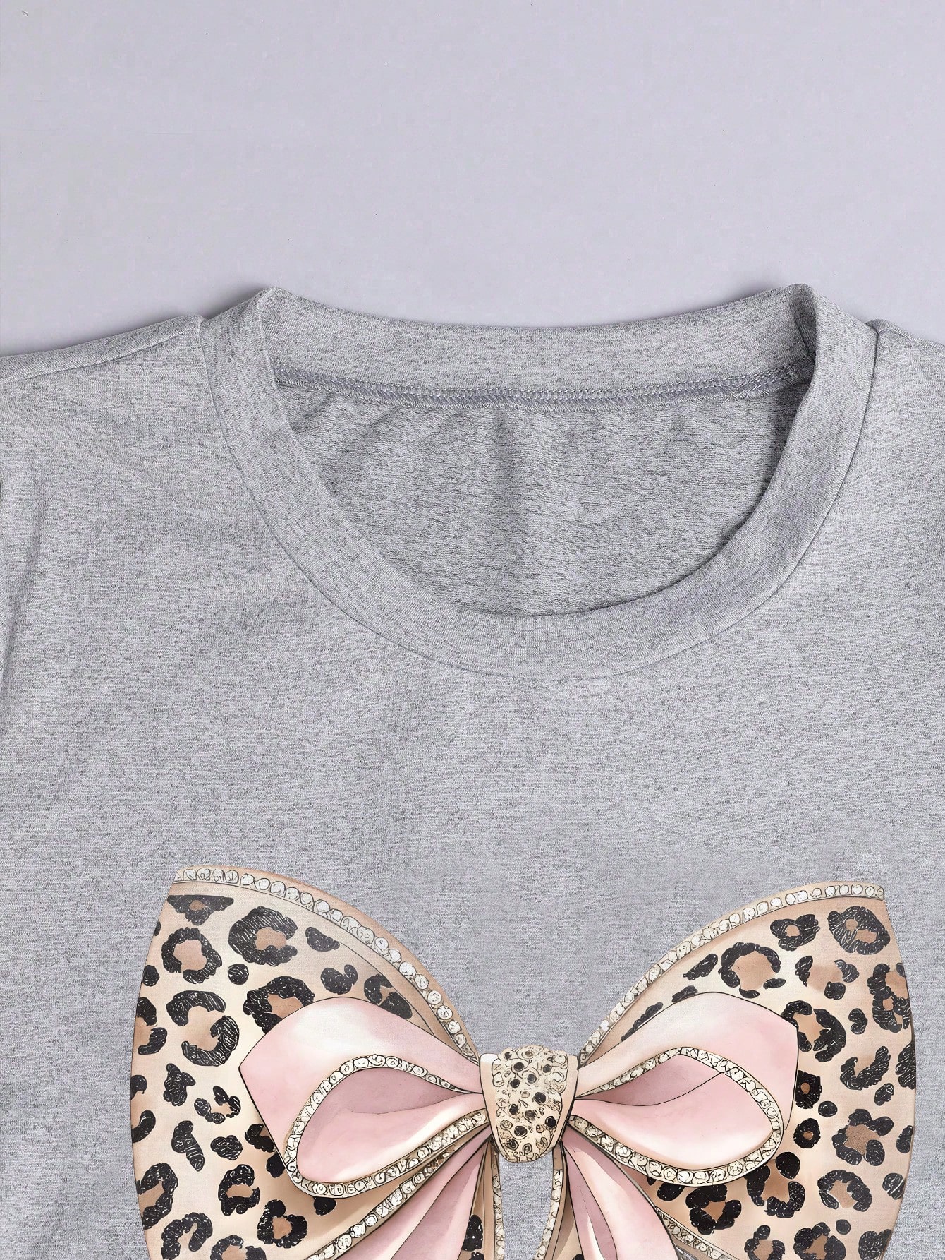 Sparklyn بلوزة قصيرة الأكمام للفتيات المراهقات بطب...