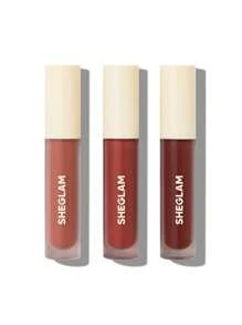 SHEGLAM Coffret de mini rouges à lèvres liquides mat Allure - Private Tour