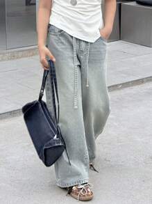 DAZY Tween Girl' Denim Jeans - Light Wash - View 5