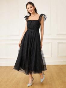 CUCCOO HITCHD Women's Grey Pointed Toe Lace Embroidery Elegant High Heel Shoes, Stilettos For Wedding, Bridesmaid, Formal Party, Romantic Date, Fashion Event, Summer - Chantilly - View 8