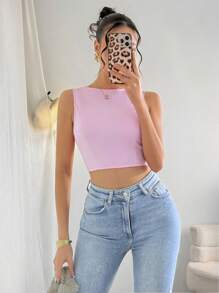 Firerie 新款优雅露背吊带蝴蝶结上衣，女士可爱夏季粉色背心，适合海滩度假和夏季外出穿着