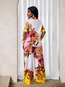 BamGleam Women Two Pieces Outfits For Daily Wear - Yellow - View 2