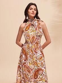 Chiquease Women's Elegant Ruffled Collar Dress, Fashion Suitable For Summer