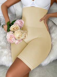 Pantalones cortos adelgazantes de cintura alta, de unicolor, de moda, apropiados para el verano