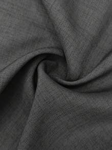 Cévolie Bộ đồ liền thân không tay cổ bất đối xứng màu trơn thanh lịch cho mùa hè - Xám - Xem 5