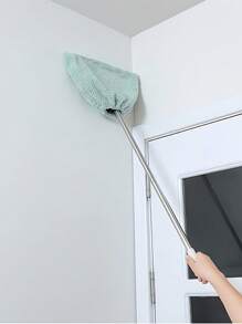 1 pieza Funda multiusos para trapeador y escoba de felpa coral, súper absorbente, suave y delicada, funda de trapeador suave y resistente con microfibra reutilizable, accesorios de limpieza del hogar