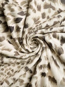 INAWLY Damen Leopard Muster Kurzes Lässig Kleid mit Trägern, für den Urlaub