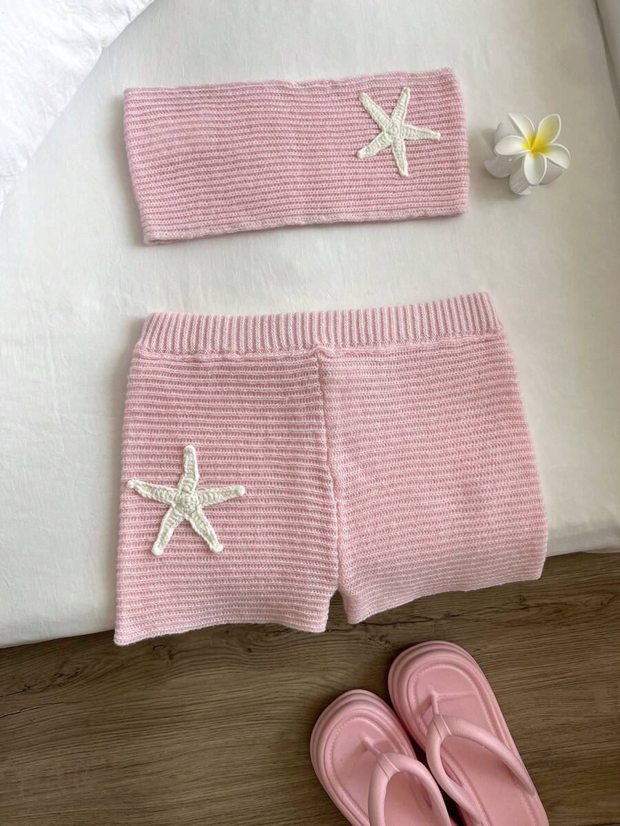 Elamini Women Two Pieces Outfits For Daily Wear - Pink - View 1