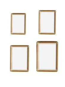 1Pc Plastic  Picture-Photo-Frame Vertical-Horizontal Tabletop Display Wall Mount For Home Decor Or Office Desk Family ,Table Decor, Dorm Essentials, Graduation Gift, Wedding Essentials - Multicolor - View 4